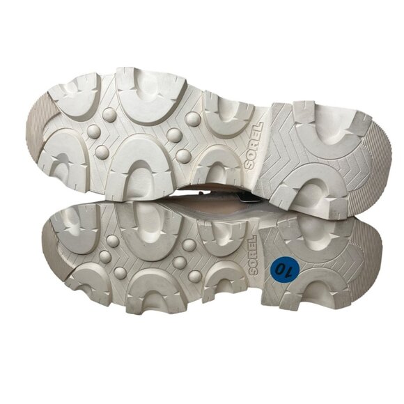 Sorel Brex Cozy Lace-Up Womens Boots Faux Fur Leather Beige Size 11 - Picture 3 of 14